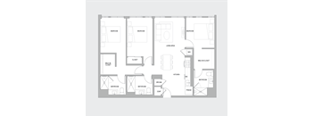 3BR D Floorplan
