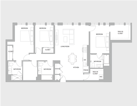 3BR N Floorplan