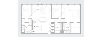 3BR Q Floorplan
