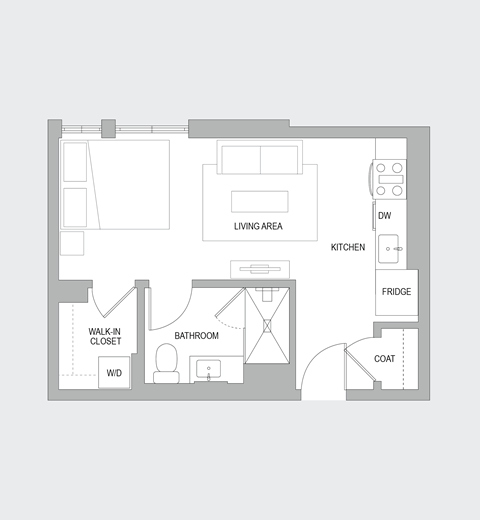 Studio D Floorplan