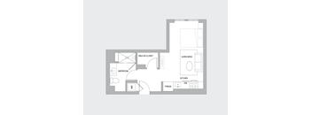 Studio F Floorplan