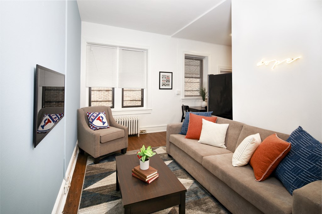 3 Bedroom Living Room at Hamilton Court