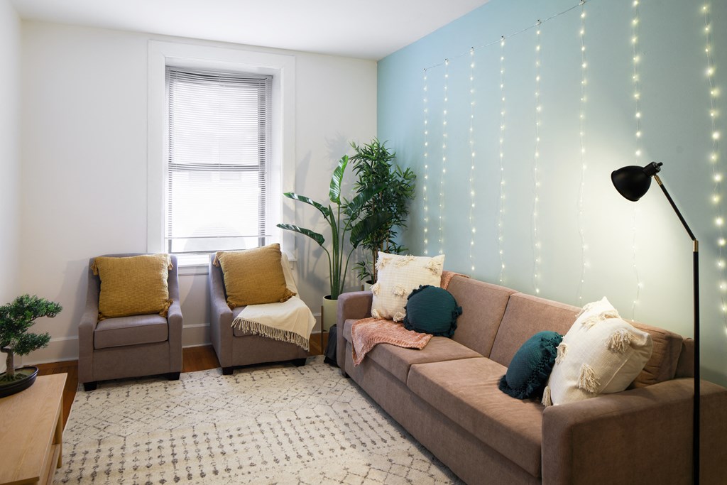 2 Bedroom Living Room at Hamilton Court