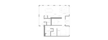 PH F 1 Bed Den B