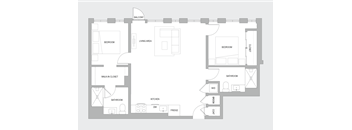 2BR O Floorplan