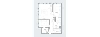 2BR P Floorplan
