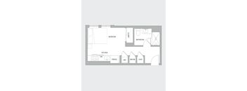 Studio A Floorplan