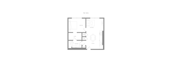 Alta PHA 1 Bedroom A Floor Plan