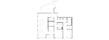 Alta Penthouse 2 Bedroom 2.5B Den B Floor Plan