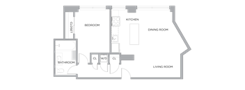 One Bedroom E