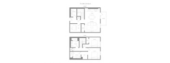 Alta Townhome 2 Bedroom 2.5B Den A Floor Plan