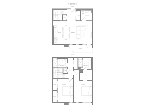 Alta Townhome 2 Bedroom 2.5B B