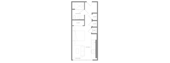 Studio B Floor Plan