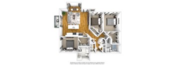 E01 Floor Plan at The Quarter House, Jackson, Mississippi