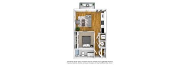 S02A Floor Plan at The Quarter House, Mississippi, 39216