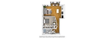 S04A Floor Plan at The Quarter House, Jackson, MS