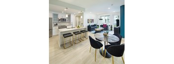 Dining Room With Kitchen at The Q Topanga, Woodland Hills