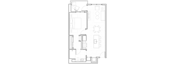 A1 Floor Plan at The Q Topanga, Woodland Hills