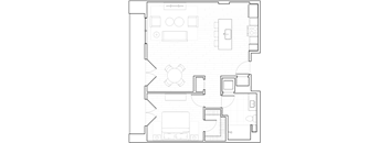 A6 Floor Plan at The Q Variel, California