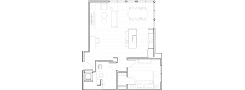 A7 Floor Plan at The Q Topanga, Woodland Hills, CA, 91367