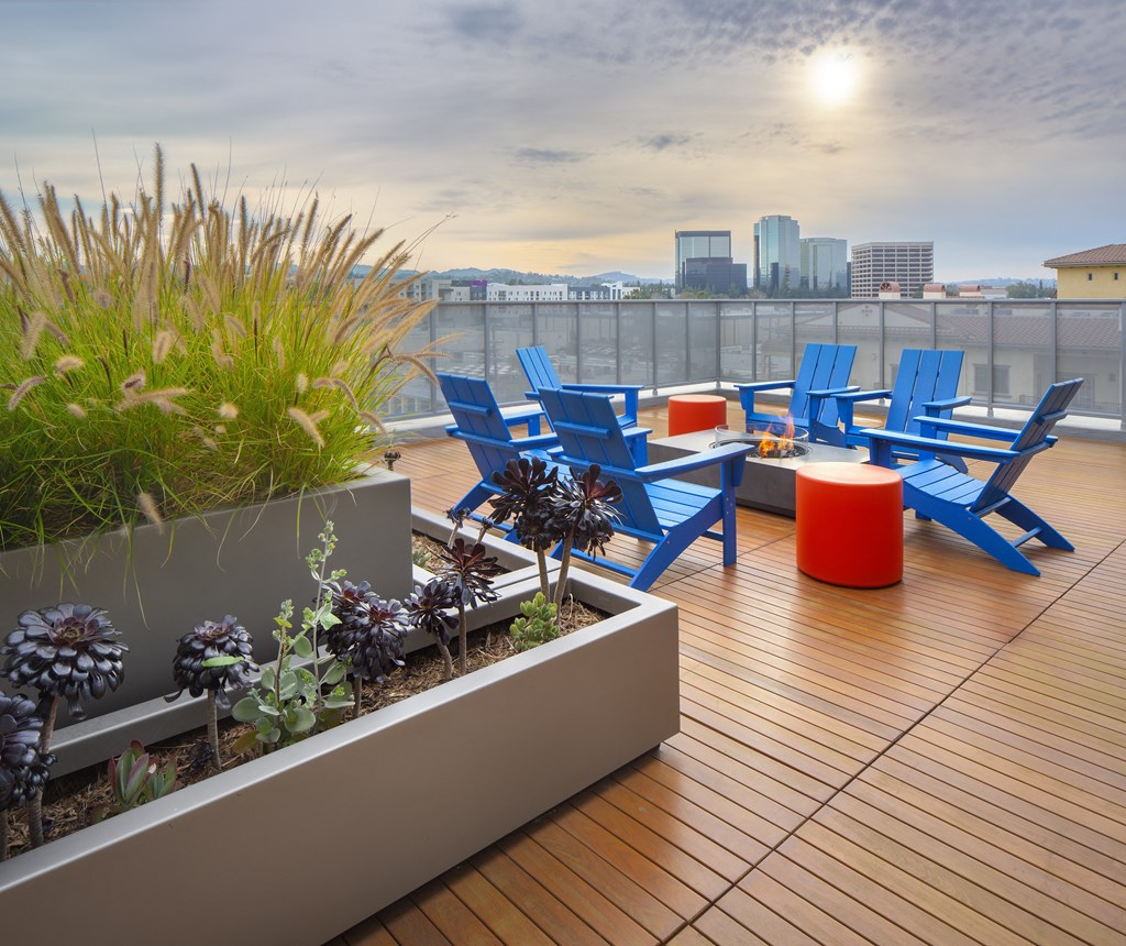 Sunset Rooftop at The Q Variel, Woodland Hills, CA, 91367