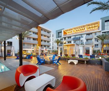 Outdoor Living Spaces at The Q Variel, California, 91367