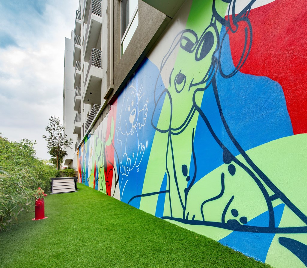 Dog Park at The Q Topanga, Woodland Hills, California