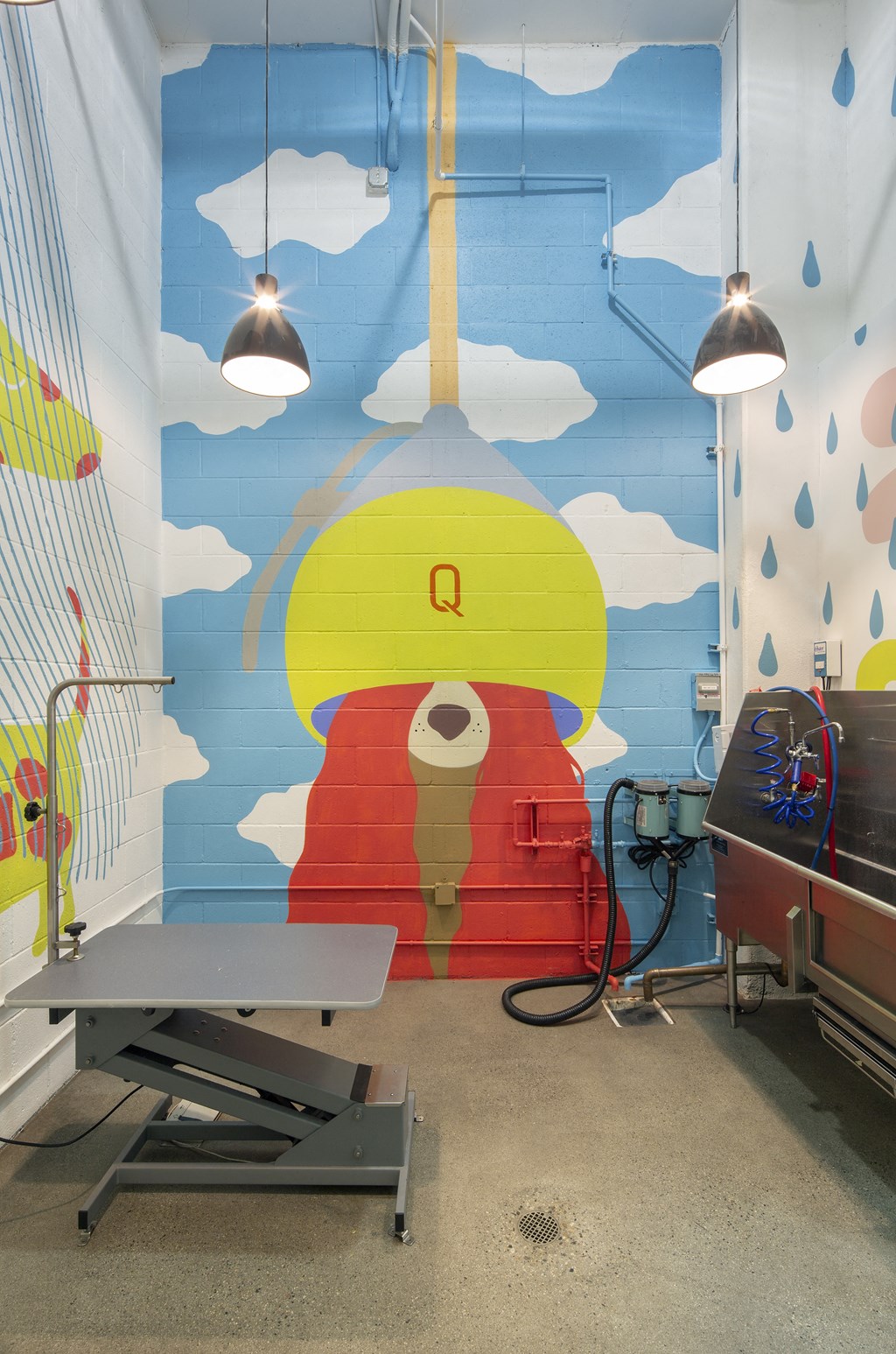 Dog Wash Room at The Q Variel, Woodland Hills, 91367