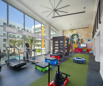 fitness gym workout at The Q Topanga, California - Photo Gallery 2
