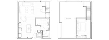 Loft 3 Floor Plan at The Q Variel, Woodland Hills