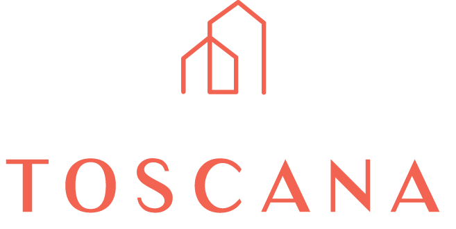 a graphic of a house on a green background with the word tcosa written at Toscana Apartments, Van Nuys, 91325