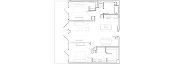 Qube1 Floor Plan at The Q Topanga, California, 91367