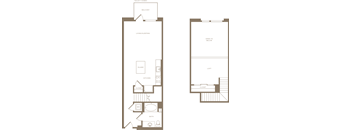 S2L Floor Plan at The Q Playa, Los Angeles, California