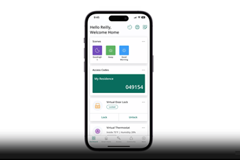 a screenshot of a smartphone with the home page on it