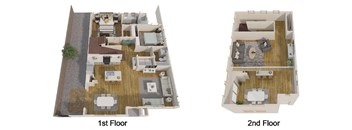 Pillar at Fountain HIlls, AZ 2 Bedrooms, 2 Bathrooms, Loft