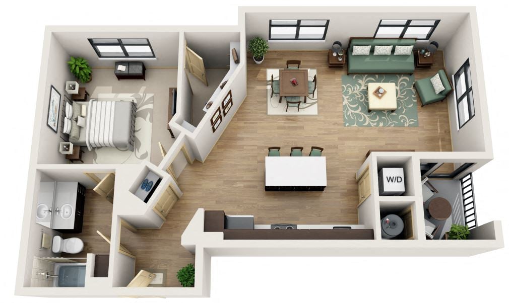 A4 Floor Plan at 56 North, Phoenix, Arizona