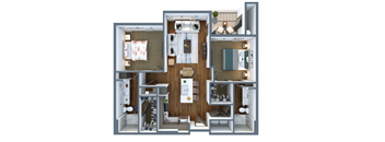 B1 Floor Plan at Elevation San Tan, Gilbert, Arizona