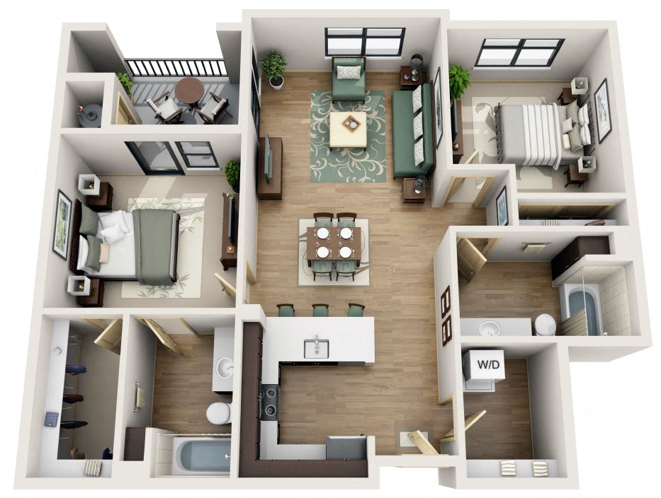 B2 Floor Plan  at 56 North, Phoenix