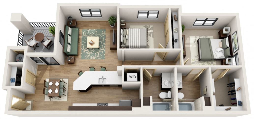 B3 Floor Plan  at 56 North, Arizona
