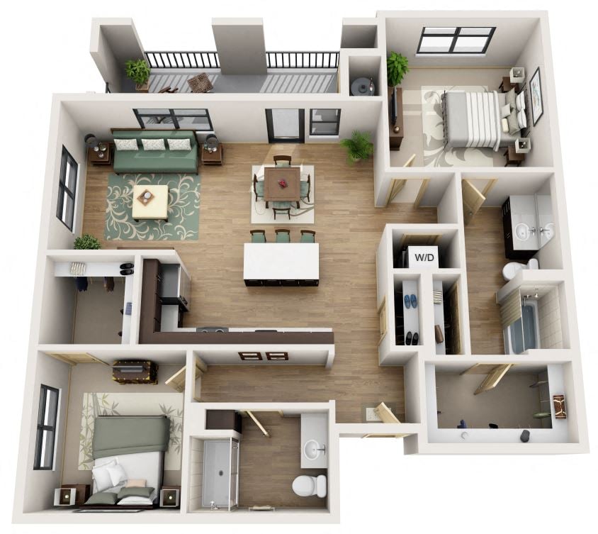 B6 Floor Plan  at 56 North, Phoenix, 85054