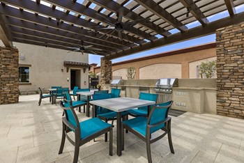 Outdoor BBQ Area Outdoor BBQ Grill with Intimate Seating Area - Photo Gallery 6