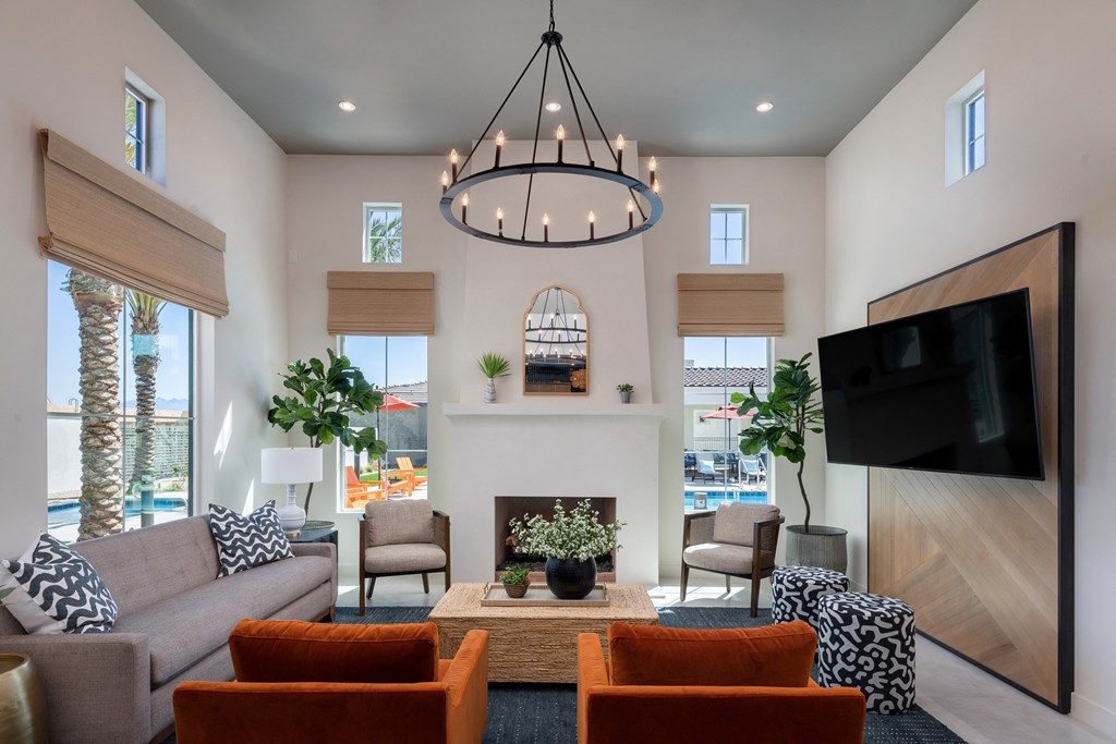 Clubhouse with TV lounge at Pillar at Fountain Hills