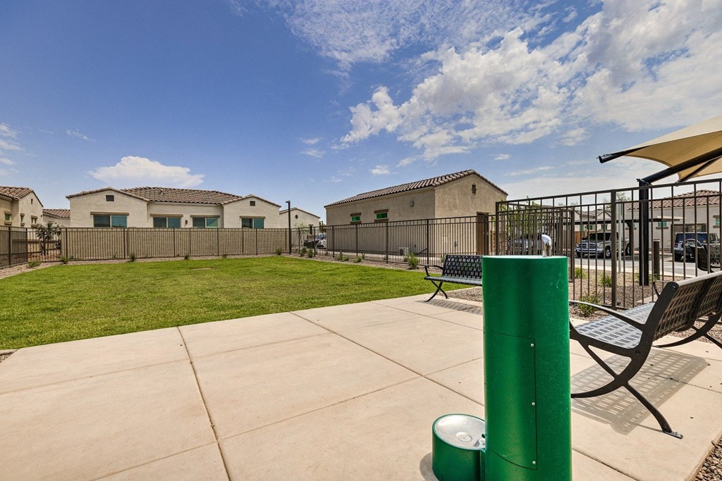 Dog Park with Seating and Water Station at Pillar Lago