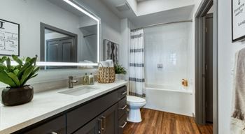 Bathrooms with full size tubs