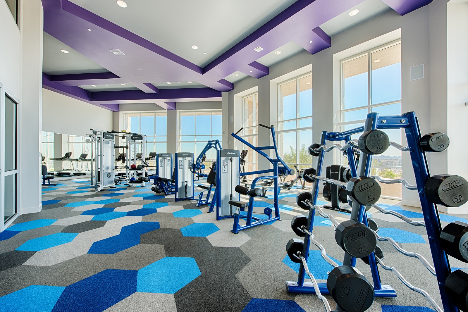 Workout while looking at the views of Scottsdale at The View at Cascade Apartments, Arizona
