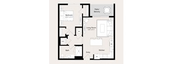 A13 Floor Plan at Huxley Scottsdale, Scottsdale, AZ 85260