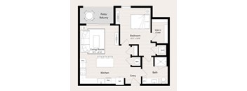 A16 Floor Plan at Huxley Scottsdale, Scottsdale Arizona