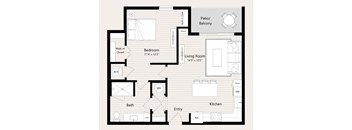 A18 Floor Plan at Huxley Scottsdale, Arizona
