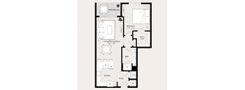 A20 Floor Plan at Huxley Scottsdale, Scottsdale, AZ 85260