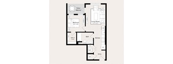 A3 Floor Plan at Huxley Scottsdale, Scottsdale, AZ 85260